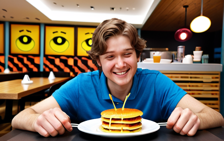 **
Prompt: "A Transformer model being fine-tuned with a dataset of restaurant reviews, represented by plates of food with happy or sad faces. Focus on a vibrant, digital workspace with code visible in the background. Emphasize the concept of learning and adaptation. Use a color palette that is inviting and tech-forward."
**
