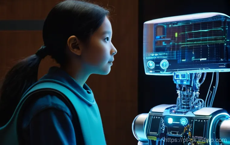 Transformer와 Seq2Seq 모델 비교 - **Prompt for Seq2Seq: "The First Babbling of AI Translation"**
"A charming, stylized, slightly r...