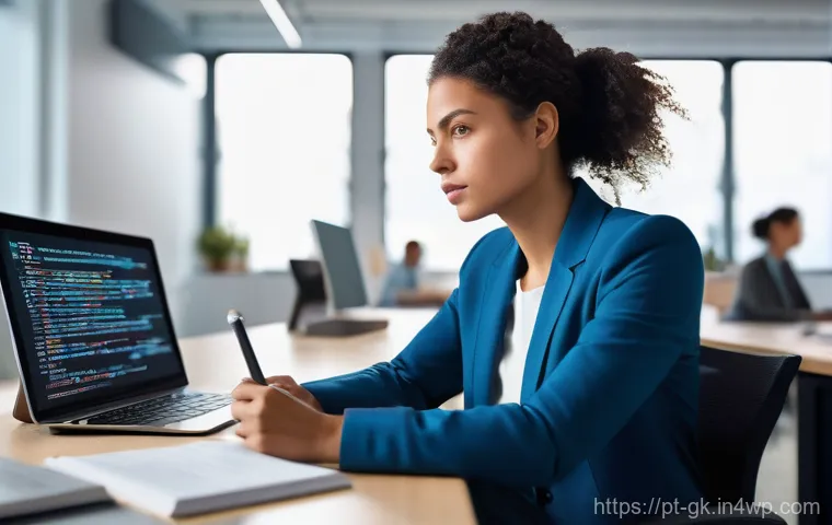 Transformer 기반의 텍스트 요약 기법 - **Overcoming Information Overload with AI Summarization:**
"A young professional, appearing init...
